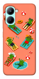 Чехол Summer frogs для Realme C33