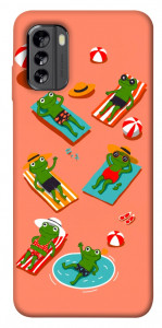 Чехол Summer frogs для Nokia G60