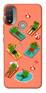 Чехол Summer frogs для Мotorola Moto E20
