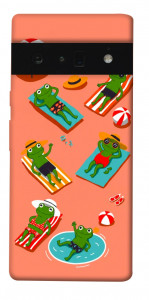 Чехол Summer frogs для Google Pixel 6 Pro