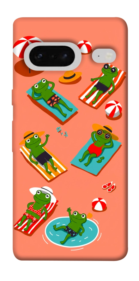 Чехол Summer frogs для Google Pixel 7