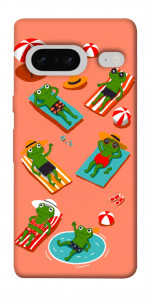 Чехол Summer frogs для Google Pixel 7