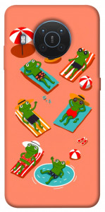 Чехол Summer frogs для Nokia X20