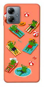 Чохол Summer frogs для Motorola Moto G14