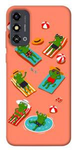 Чехол Summer frogs для ZTE Blade A53