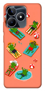 Чехол Summer frogs для Realme C53