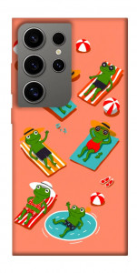 Чехол Summer frogs для Galaxy S24 Ultra