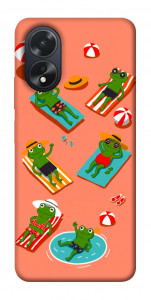 Чехол Summer frogs для Oppo A18