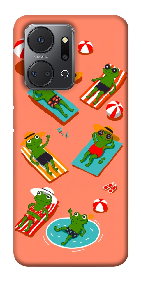 Чехол Summer frogs для Huawei Honor X7a