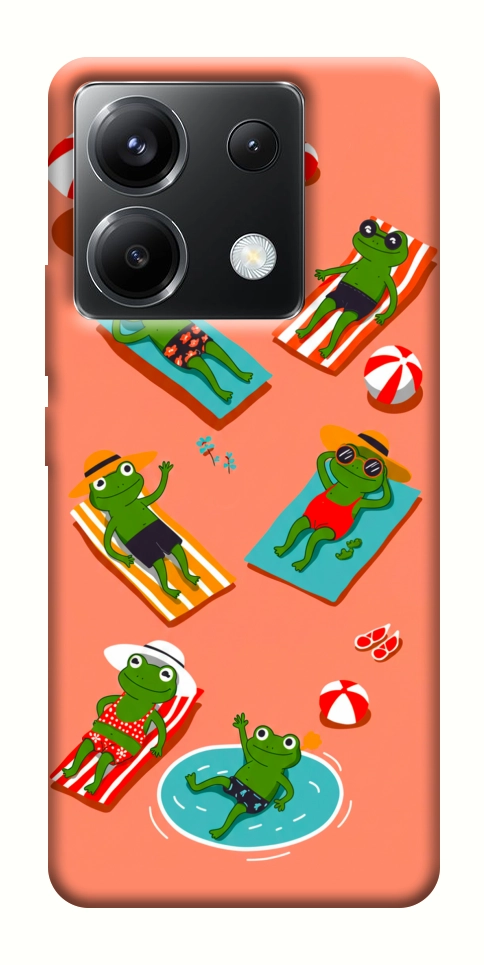 Чехол Summer frogs для Xiaomi Poco X6