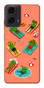 Чехол Summer frogs для Motorola Moto G24