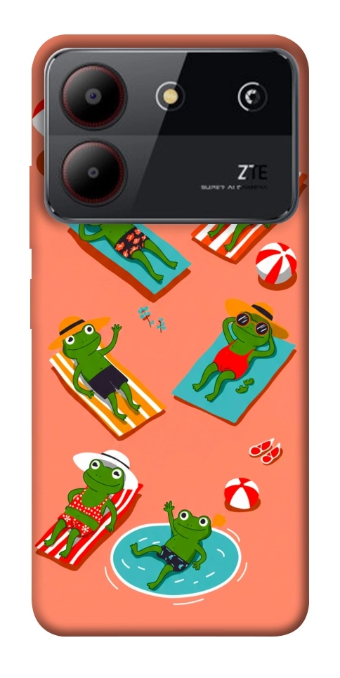 Чехол Summer frogs для ZTE Blade A54 4G