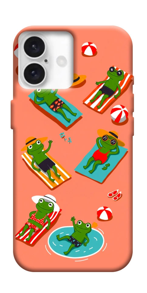 Чехол Summer frogs для iPhone 16