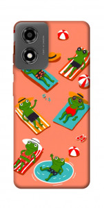 Чехол Summer frogs для Motorola Moto E14