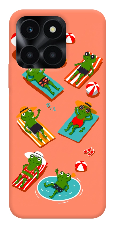 Чехол Summer frogs для Huawei Honor X6a
