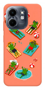 Чехол Summer frogs для Infinix Hot 50i