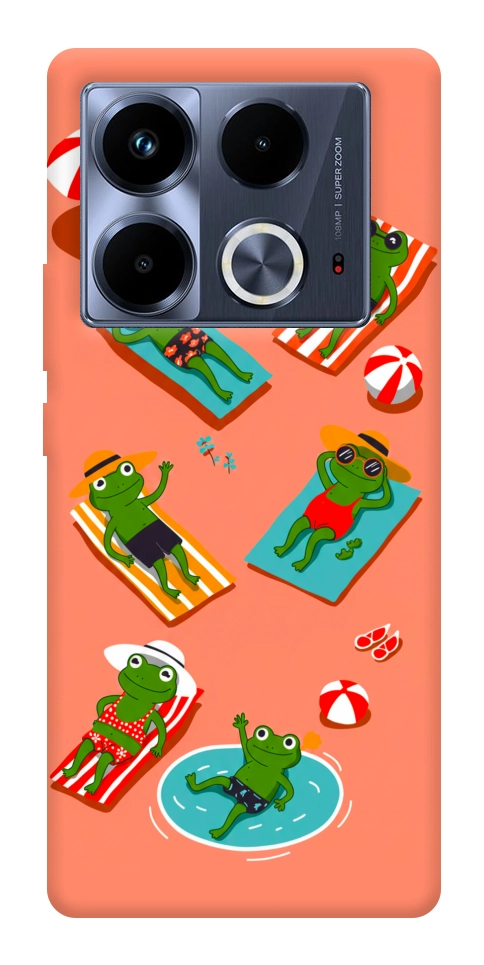Чехол Summer frogs для Infinix Note 40 4G