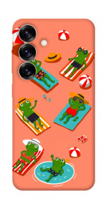 Чехол Summer frogs для Galaxy S25