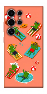 Чехол Summer frogs для Galaxy S25 Ultra