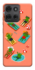 Чехол Summer frogs для Motorola Moto G75 5G
