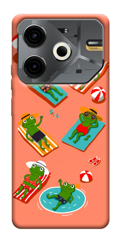 Чехол Summer frogs для TECNO Pova 6 Neo (LI6)