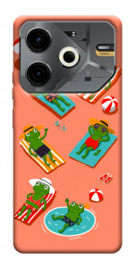 Чехол Summer frogs для TECNO Pova 6 Neo (LI6)
