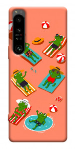 Чехол Summer frogs для Sony Xperia 1 IV