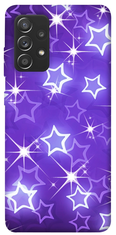 Чехол Purple sparkles для Galaxy A72 5G