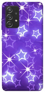 Чехол Purple sparkles для Samsung Galaxy A72 4G