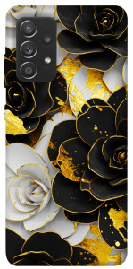 Чехол Flower black-white для Samsung Galaxy A72 4G