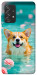 Чохол Swimming corgi для Galaxy A72 5G