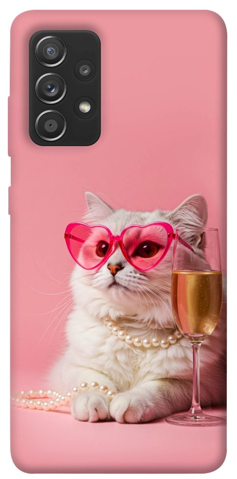 Чехол Pinky cat для Galaxy A72 5G