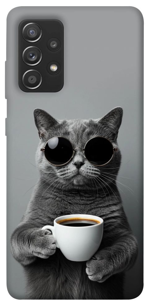 Чехол Grey cat coffee для Galaxy A72 5G