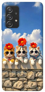 Чехол Flower cats для Samsung Galaxy A72 4G