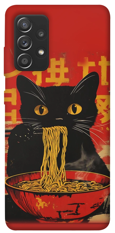 Чехол Cat noodles для Galaxy A72 5G