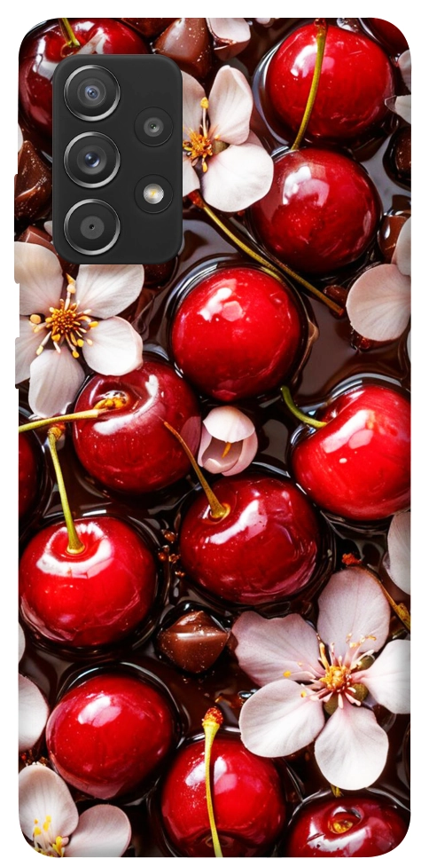 Чехол Черешня для Galaxy A72 5G
