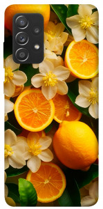 Чехол Лимоны и цветы для Samsung Galaxy A72 4G