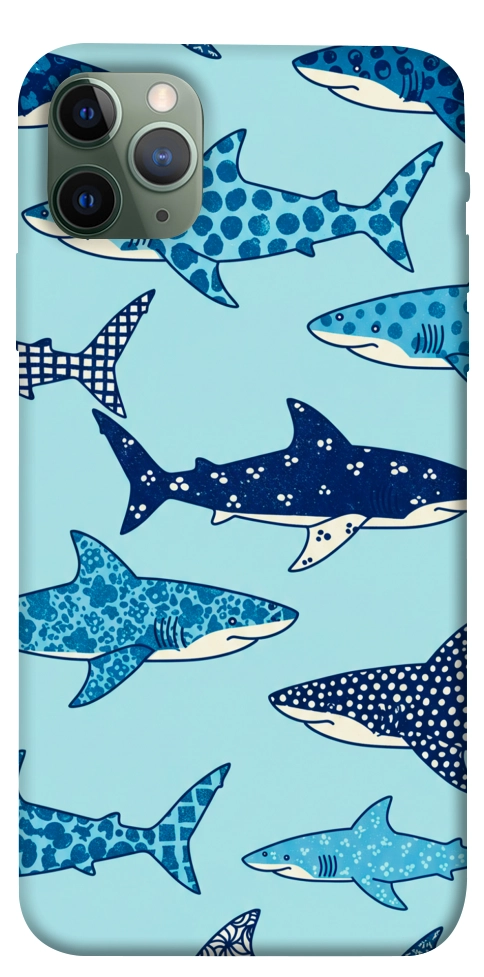 Чехол Shark pattern для iPhone 11 Pro Max