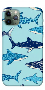 Чехол Shark pattern для iPhone 11 Pro