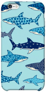 Чохол Shark pattern для iPhone 6 (4.7'')