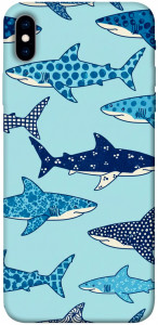 Чехол Shark pattern для iPhone XS Max