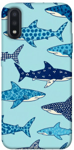 Чехол Shark pattern для Galaxy A01