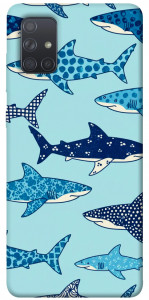 Чехол Shark pattern для Galaxy A71 (2020)