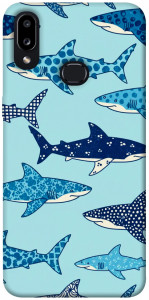 Чехол Shark pattern для Galaxy A10s (2019)