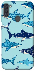 Чехол Shark pattern для Galaxy A11 (2020)