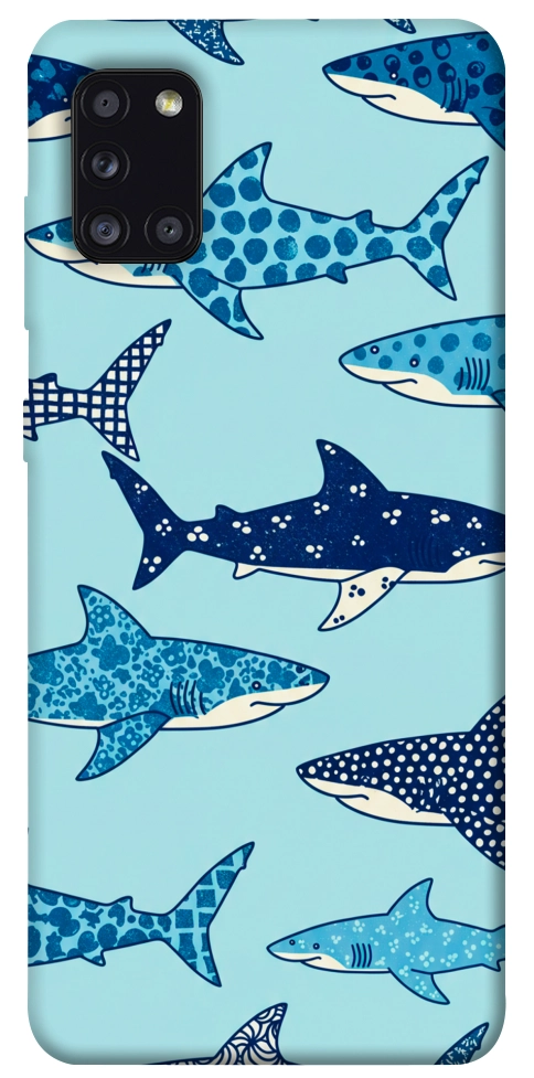 Чехол Shark pattern для Galaxy A31 (2020)
