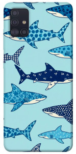 Чехол Shark pattern для Galaxy A51 (2020)