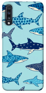 Чехол Shark pattern для Galaxy A70 (2019)