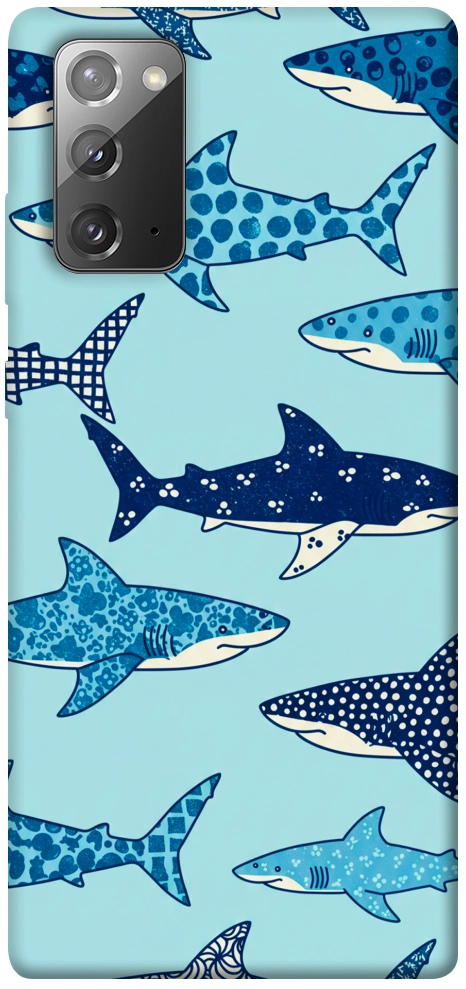 Чехол Shark pattern для Galaxy Note 20