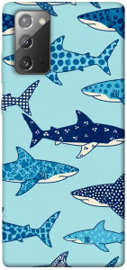 Чехол Shark pattern для Galaxy Note 20